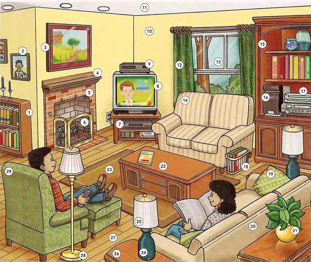 Мой дом квартира предметы интерьера My flat my room