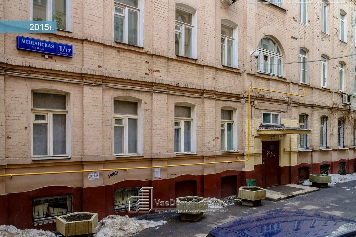 Мой гектар мещанская ул 9 14с1 фото Москва, улица Мещанская дом 1/17СТР2. многоквартирный дом