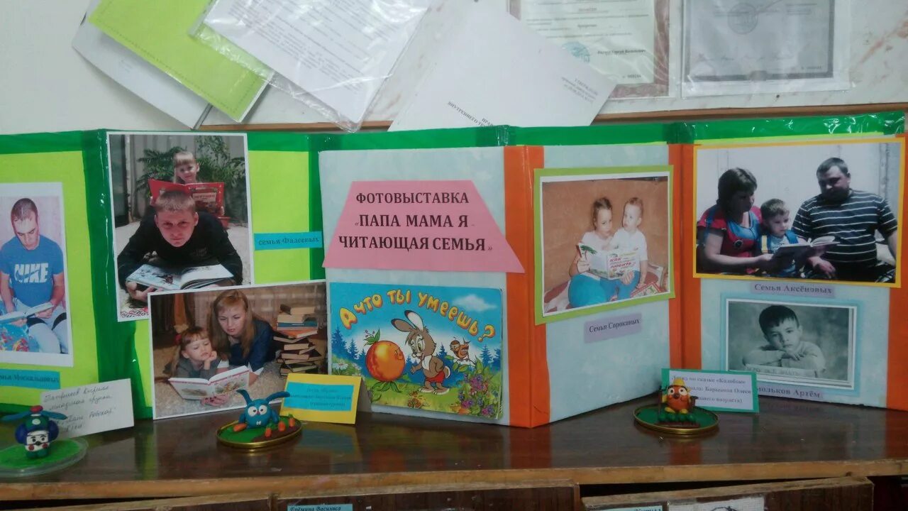 Моя читающая семья в детском саду оформление Проект читающая семья средняя группа