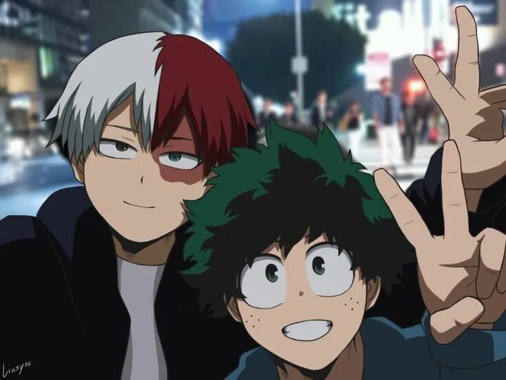 Моя геройская академия фото 18 Todoroki x Midoriya BNHA Anime novios, Heroe, Imágenes lindas