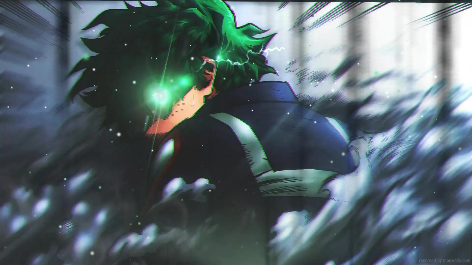 Моя геройская академия фото 18 Deku Angry My Hero Academia Live Wallpaper - MoeWalls