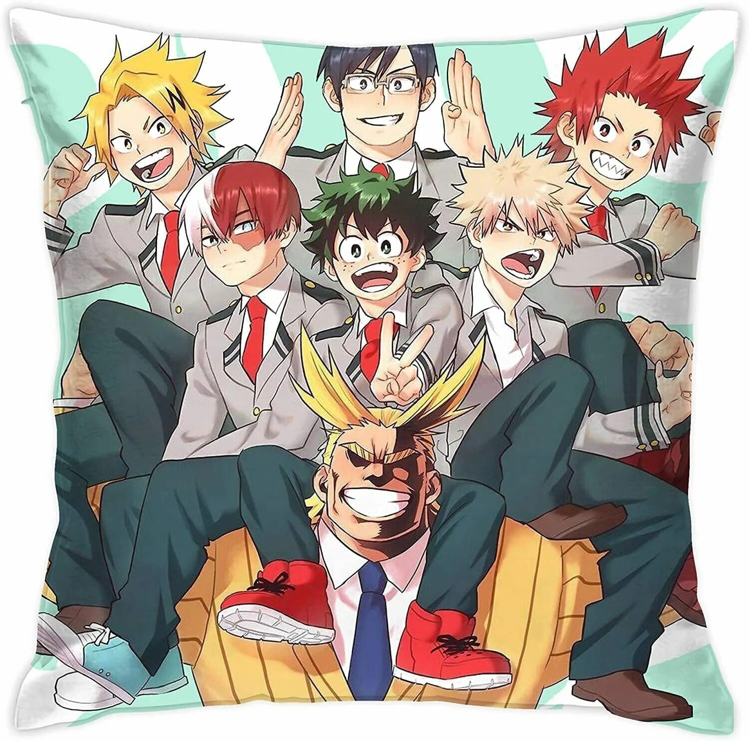 Моя геройская академия фото Наволочка для подушки My Hero Academia, крутая квадратная наволочка в стиле аним