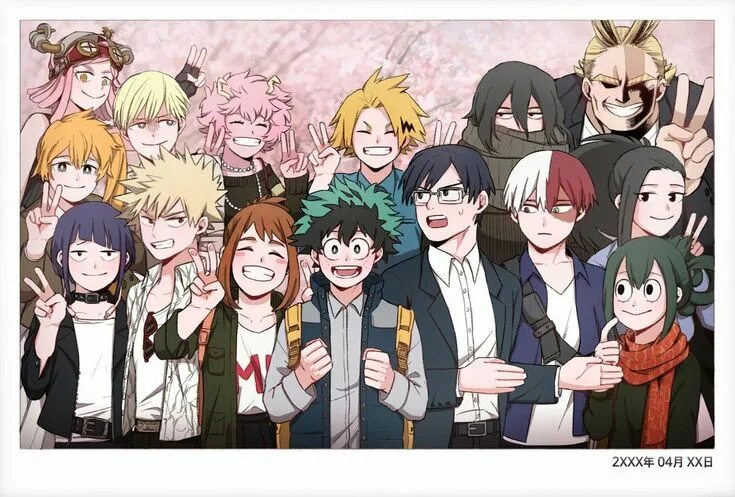 Моя геройская академия фото класса 1 а Épinglé par Zeynep Eren sur boku no hero academia Image drôle manga, My héros ac