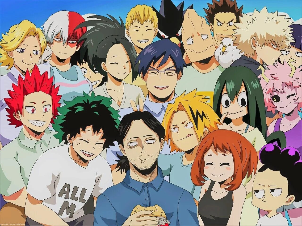 Моя геройская академия фото класса 1 а CLASS 1-A!!! Hero wallpaper, My hero academia, My hero academia episodes