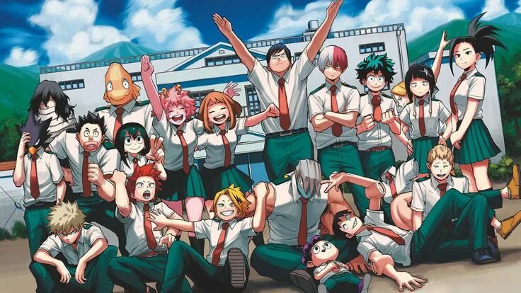 Моя геройская академия фото класса 1 а deep the halls on Twitter My hero academia, My hero academia episodes, Hero