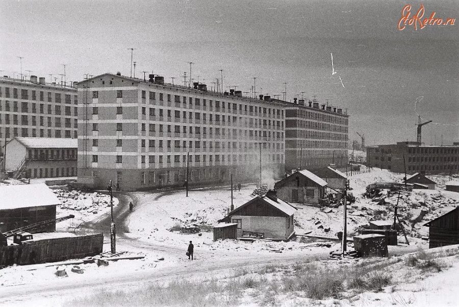 Моя территория ул гагарина 8 полярный фото Улица Гагарина - Россия Мурманская область Полярный - ЭтоРетро.ru - старые фото 