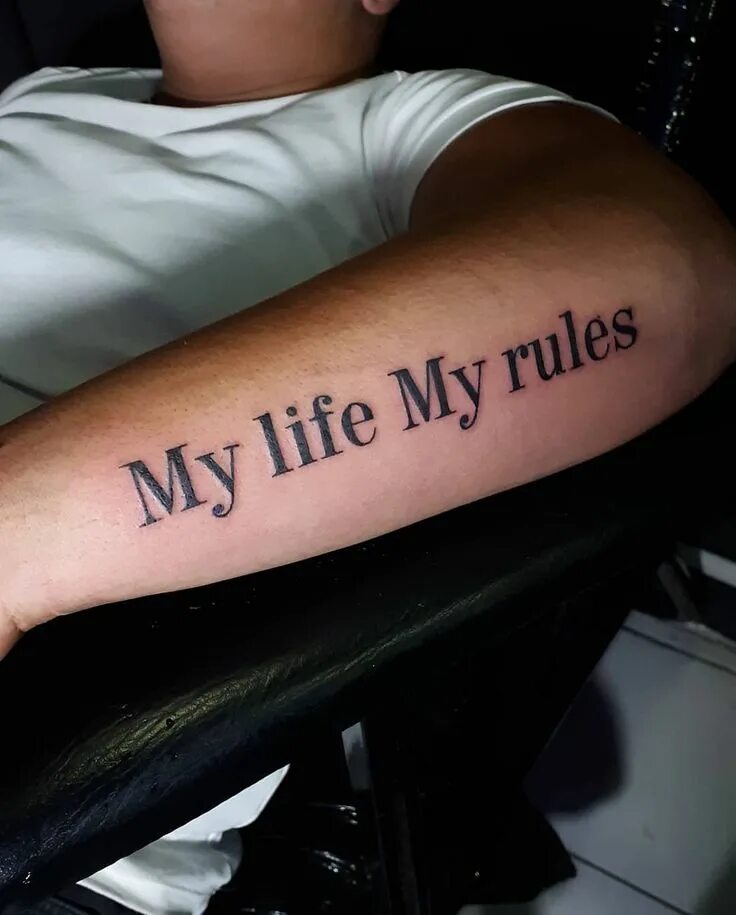 Моя жизнь мои правила тату фото My Life My Rules Tattoo Dövme, Çalışma