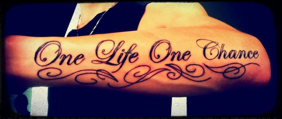 Моя жизнь мои правила тату фото one life one chance tattoo Tattoo vorlagen, Vorlagen