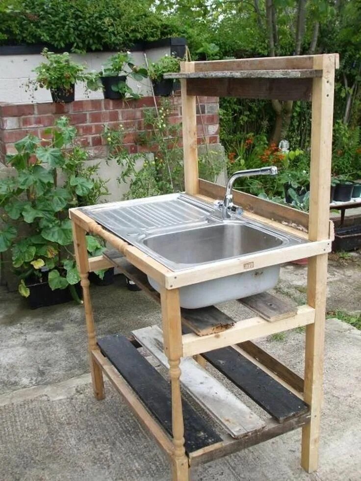 Мойка для дачи уличная своими руками ad) Exceptional Outdoor Kitchen Ideas and Designs Varandas rústicas, Armario de 