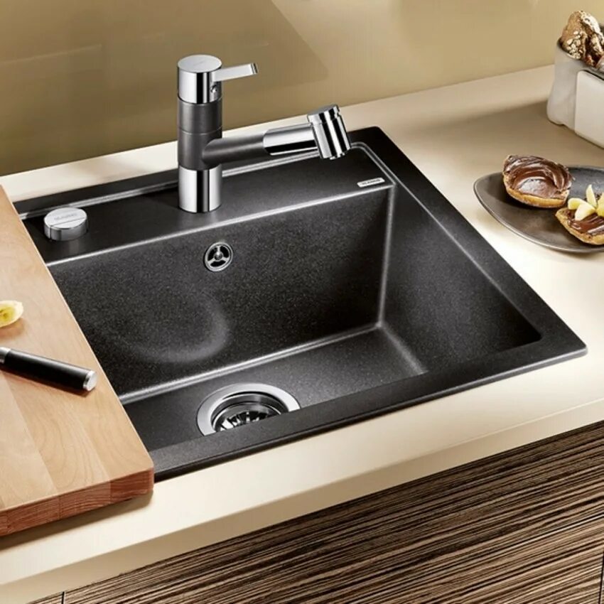 Мойка для кухни фото в интерьере Обзор BLANCO DALAGO 5. Мойки из искусственного камня Silgranit PuraDur