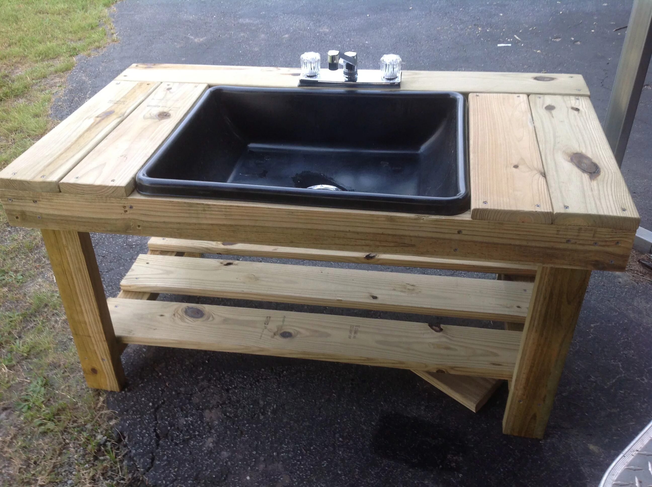 Мойка на даче своими руками Kinsleys outdoor sink Outdoor kitchen sink, Outdoor sinks, Garden sink