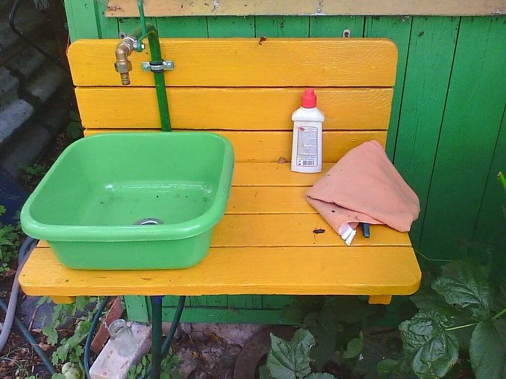 Мойка на даче своими руками Уличный умывальник для дачи фото - DelaDom.ru