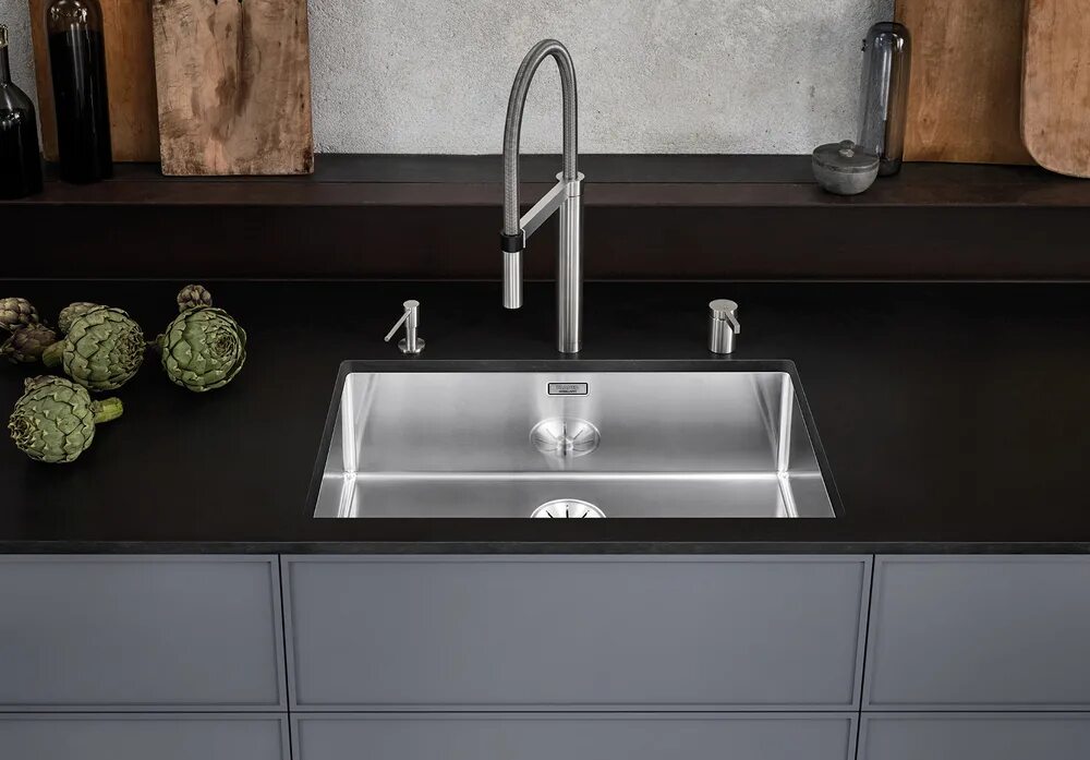 Мойки для кухни фото цены Кухонная мойка Blanco CLARON 700-U 521581 по цене от 57600 рублей купить с доста