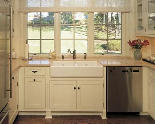 Мойки под окном фото A Gallery of Kitchen Sinks Kitchen, Cute kitchen, Farm kitchen