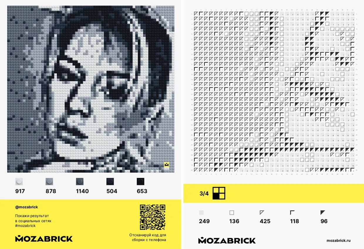 Мозабрик инструкция по фото Обзор конструктора Mozabrick. Делаешь фото любимой на смартфон и собираешь ее из