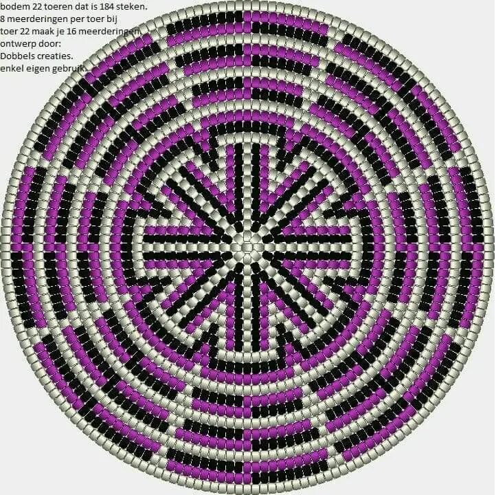 Мозаичное вязание крючком схемы по кругу Pin by Maria Consuegra on Mochilas wayuu. Tapestry crochet patterns, Crochet tap