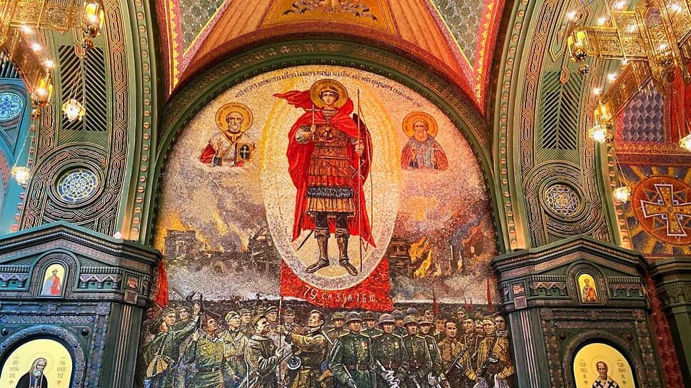 Мозаика храма вооруженных сил фото Храм Вооруженных сил: что символизирует главный собор Минобороны