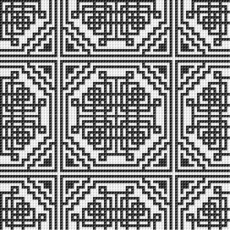 Мозаика крючком схемы Calliope Mosaic Crochet Pattern - Etsy Crochet needlework, Crochet tapestry, Mos