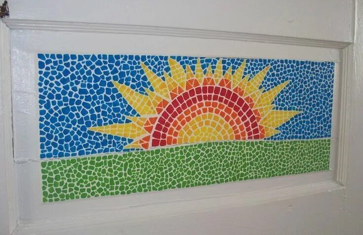 Мозаика липецк печать фото цена Faux Mosaic (Painted) Mosaic art projects, Mosaic art, Mosaic