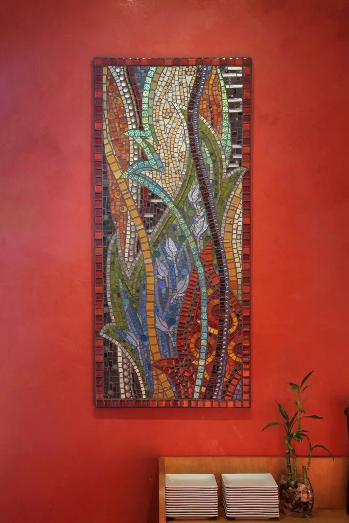 Мозаика на стене в интерьере abstract mosaic Mosaic art, Mosaic artwork, Mosaic