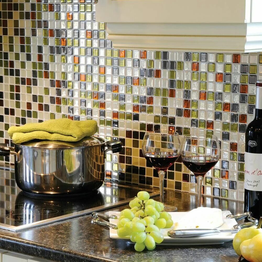 Мозаика плитка фото кухня Home Depot....Kitchen Smart tiles, Mosaic decor, Mosaic wall tiles