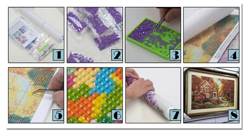 Мозаика по фото инструкция diamond mosaic flower,beadwork kits paintings from rhinestones,diamond embroider