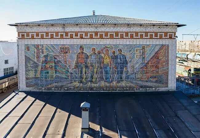Мозаика ссср фото Most Beautiful Remaining Street Mosaics From The Soviet Union