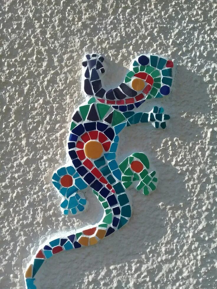 Мозаика своими руками схемы Из осколков плитки. Мозаика. - Animal Mosaic tile art, Mosaic art, Mosaic garden