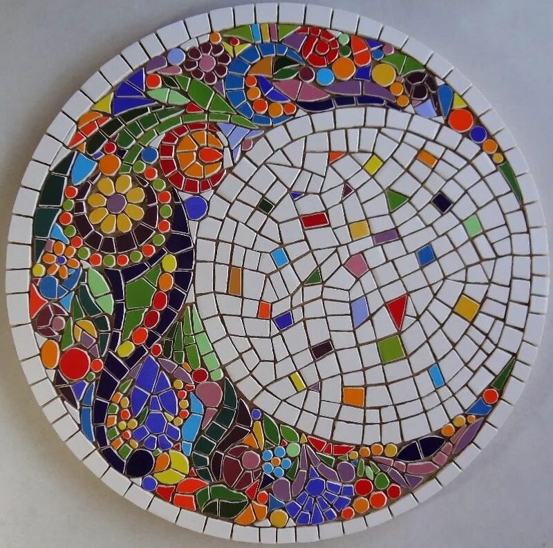 Мозаика своими руками схемы Pin de Edwige em table1 Artesanato em mosaico, Arte do jardim em mosaico, Mosaic