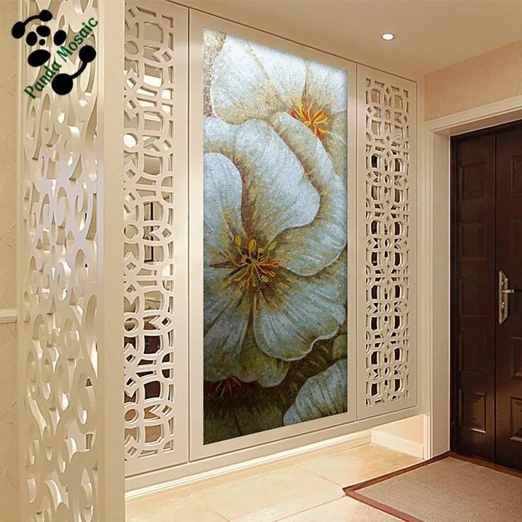 Мозаика в интерьере прихожей Pin en Дизайн Pinturas