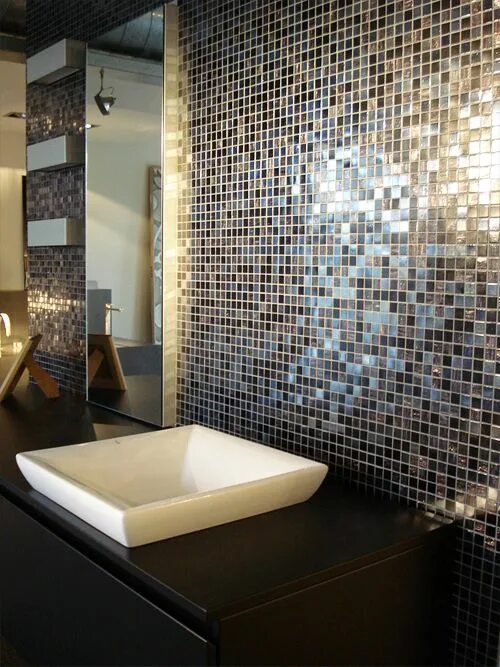 Мозаика в интерьере ванной комбинированный с плиткой bagni bisazza - Cerca con Google Mosaic bathroom tile, Bathroom design, Fancy ti