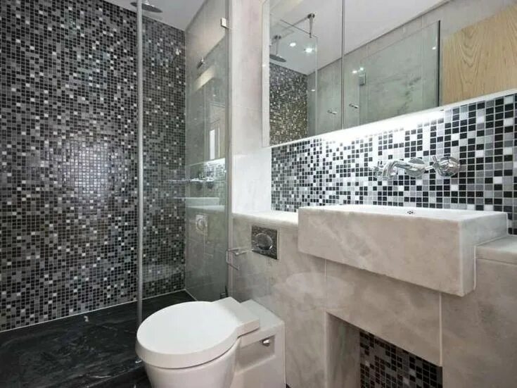 Мозаика в комнате фото Bagni moderni con mosaico Bathroom design small, Small bathroom decor, Bathroom 