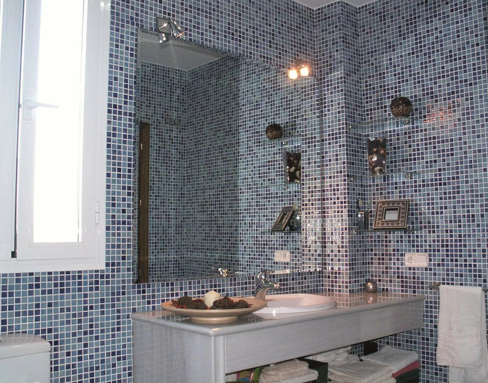 Мозаика в ванной комнате фото Мозаика Combi-1 31,6x31,6 Mosavit 970, Испания - купить в Санкт-Петербурге в сал