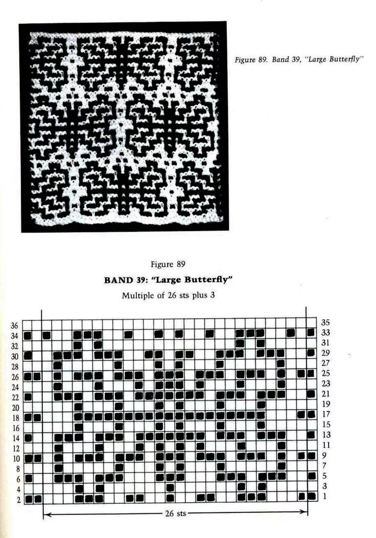 Мозаика вязание крючком схемы с описанием Фото - Mosaic Knitting Barbara G. Walker (Lenivii gakkard) #122 Mosaic knitting,