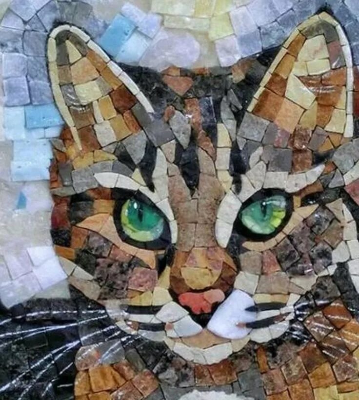 Мозаика животных картинки PintoPin Mosaic animals, Mosaic art, Mosaic art projects