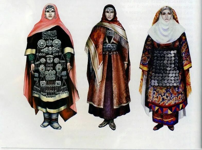 Народный костюм дагестанцев фото Час традиционной культуры "Дагестанский национальный костюм" 2022, Узловский рай