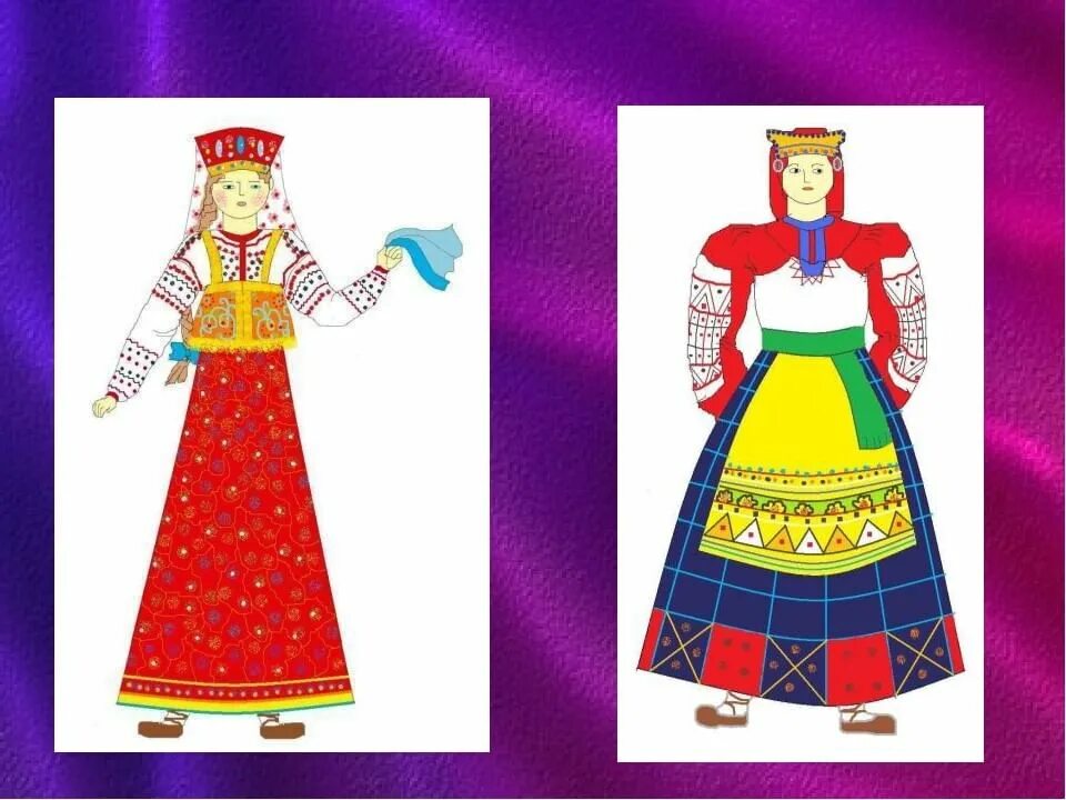 Народный костюм фото для изо Видеоурок "Женский русский народный костюм" 2021, городской округ Солнечногорск 