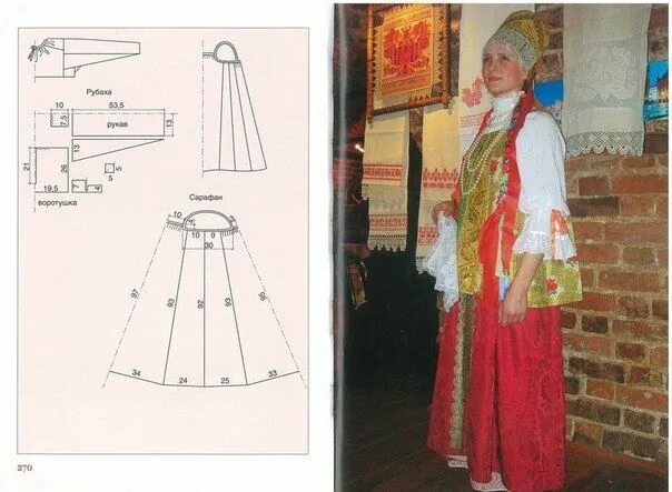 Народный костюм своими руками выкройки Вера Кривошеина Одежда, Народный костюм, Выкройки