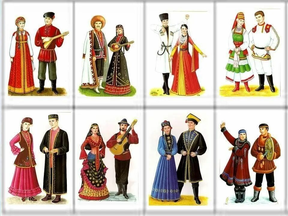 Народы россии фото в национальных Познавательно-игровой час "Народы России" 2024, Эртильский район - дата и место 