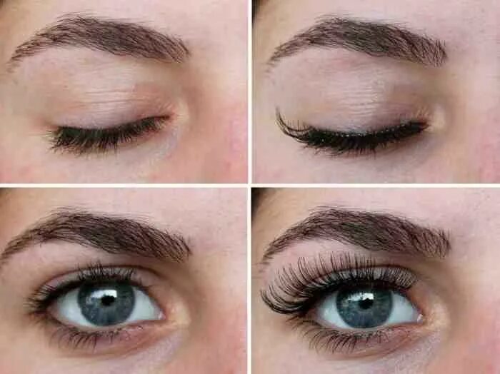 Нарощенные ресницы фото отзывы Artificial eyelashes made of silk for a magical look