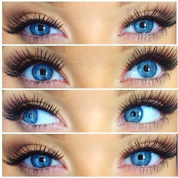 Нарощенные ресницы голубые глаза фото simple makeup. Besides the ridiculous length on the lashes, this is how I want t