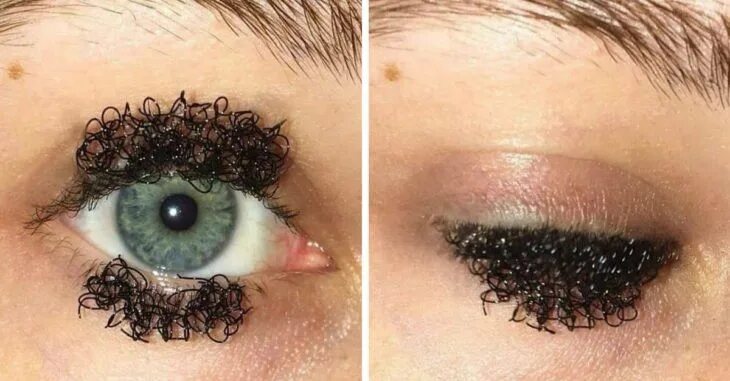 Нарощенные ресницы смешные фото Pin on maquillaje