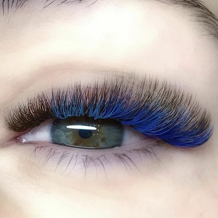 Нарощенные ресницы цветные фото Best Premium Lash Extensions Top Easy Fan Eyelash Extensions Kits в 2021 г Ресни