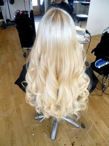 Нарощенные волосы светлые фото Pin on Hair