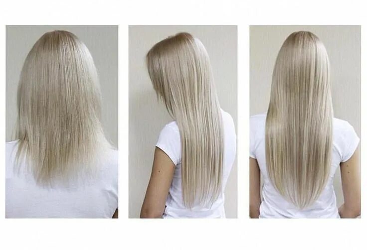 Нарощенные волосы светлые фото The best quality hair extensions from Russia and Free delivery. more than 5400 d