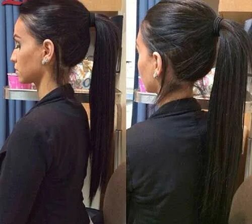 Нарощенные волосы в хвосте как выглядят 20+ Black Women Long Hair Hairstyles & Haircuts 2014 - 2015 Human hair ponytail 