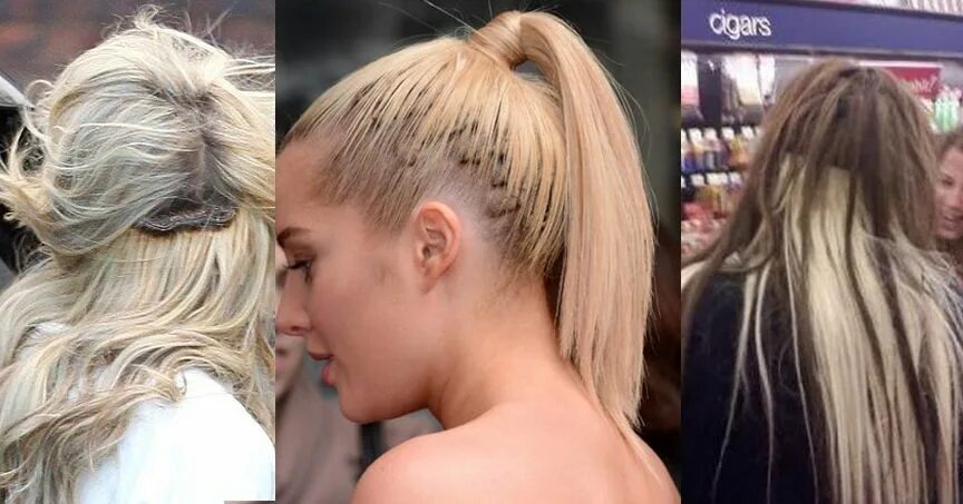 Нарощенные волосы в хвосте как выглядят 15 Hair Extensions Gone Terribly Wrong Bad hair extensions, Hair extensions for 