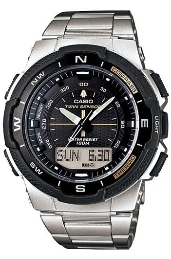 Наручные часы касио фото Часы Casio SGW-500HD-1B купить по цене 7390 ₽ в Москве - интернет магазин worldo