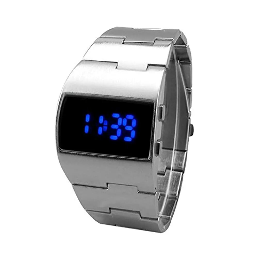 Наручные электронные часы цена и фото Купить мужские наручные часы Dxlta Dxlta Armbanduhr für Männer Herren Edelstahl 