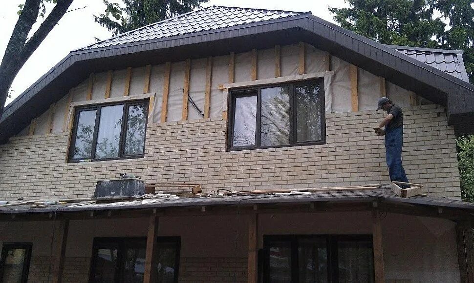 Наружная обшивка каркасного дома варианты Статьи " Фасадная отделка каркасного дома